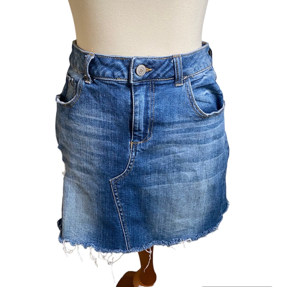 Altar’D State Denim Jean Skirt